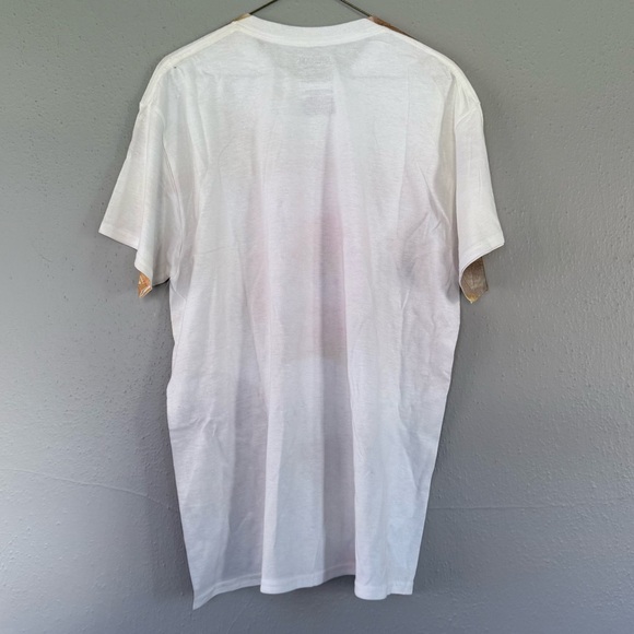 Donuts w/sprinkles, glazed etc. Themed Unisex White T-Shirt Size L - Picture 5 of 8